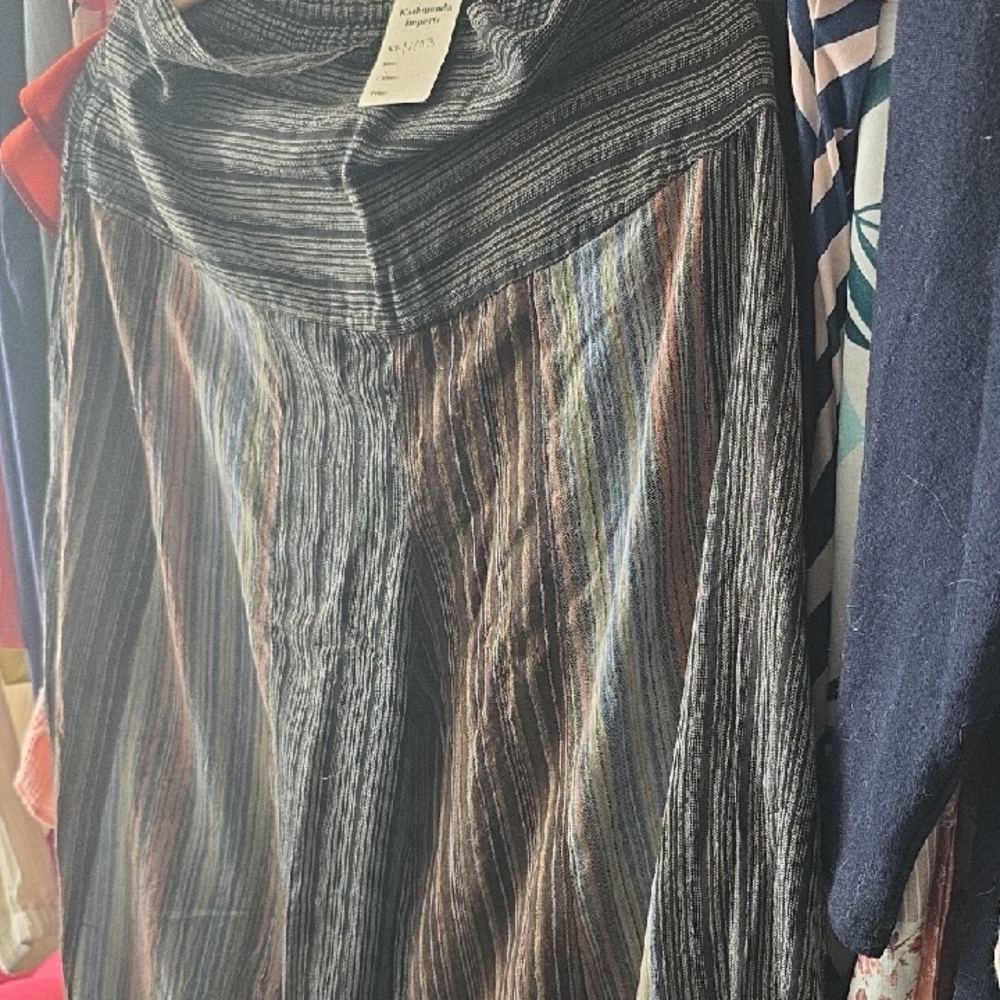 Kathmandu Multicolor Striped Wide Leg Pants